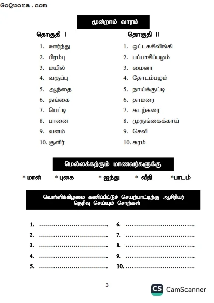 தரம் 2 மெல்லக் கற்போருக்கான செயலட்டைகள் Pdf