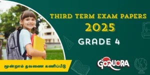 Grade 4 third term exam papers 2025 tamil medium (தரம் 4 மூன்றாம் தவணை கணிப்பீடு Pdf)