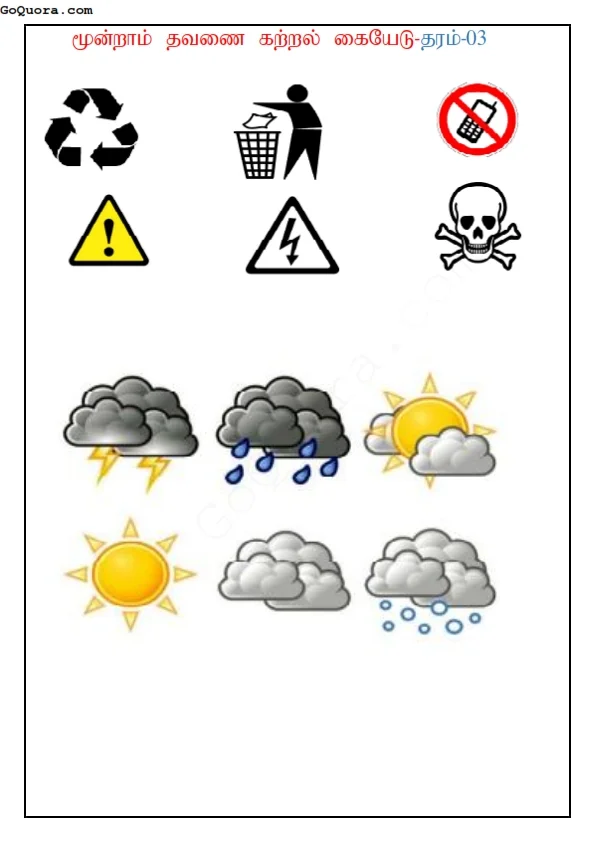 Grade 3 third term worksheets Pdf 