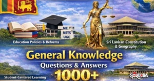 1000 பொது அறிவு வினா விடைகள் பகுதி - I (1000 General knowledge Questions part - I)
