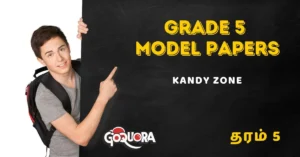 Grade 5 Model paper tamil medium - kandy zone