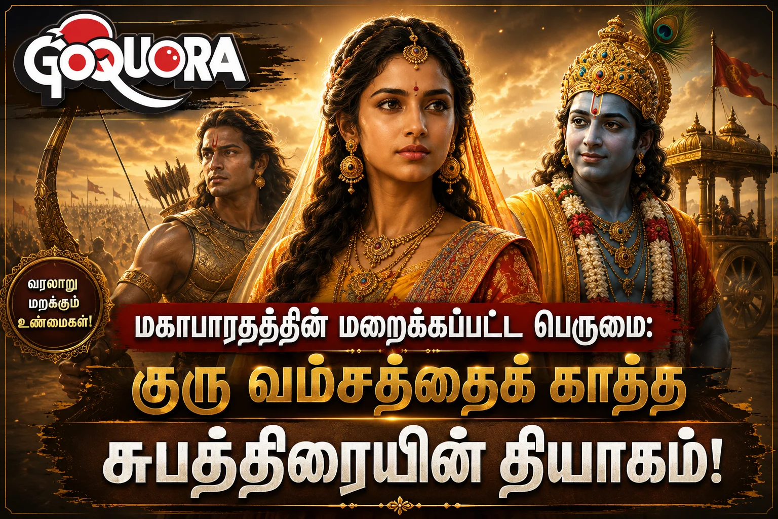 மகாபாரதத்தின் மறைக்கப்பட்ட பெருமை: குரு வம்சத்தைக் காத்த சுபத்திரையின் தியாகம்!
